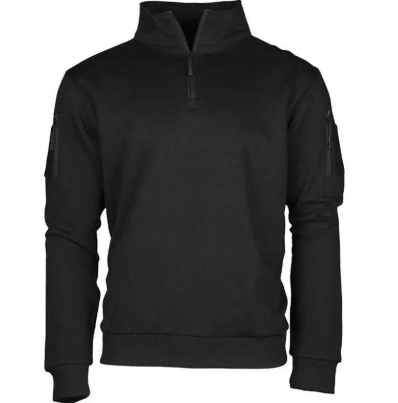 Кофта Mil Tec Tactical Sweatshirt 11472502 2XL Черный - фото 2