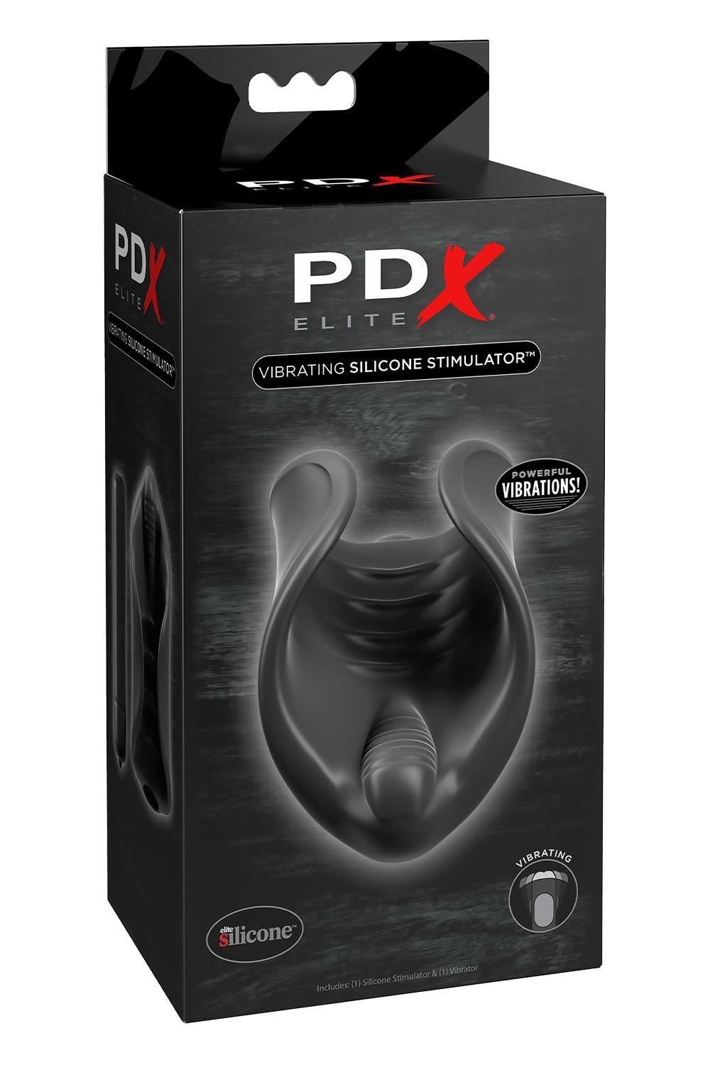 Мастурбатор с вибропулей PipeDream PDX Elite нереалистичный 10 см Черный (P61416)