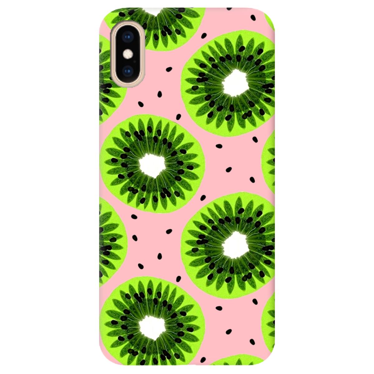 Силіконовий чохол Zorrov для Apple iPhone XS - Kiwi (11170070227080502)