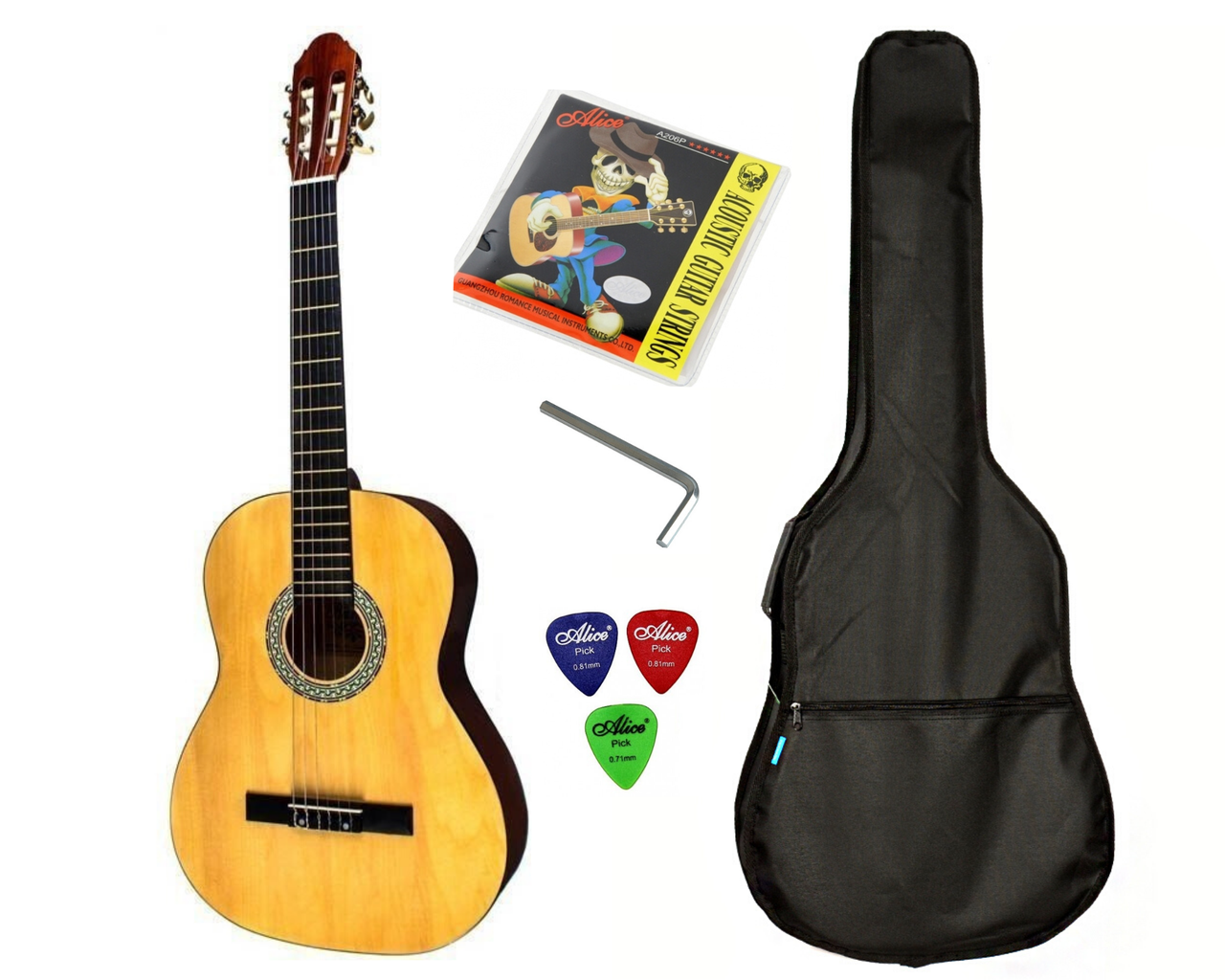 Набір гітара акустична BANDES CG-821 N + чохол + струни