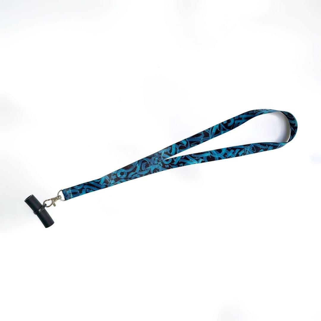 Мундштук персональный силиконовый Graffiti Blue (2236363934)