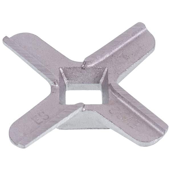 Нож для насадки мясорубки MUZ6MS4 D 51х10 мм отверстие 9x9 мм для кухонного комбайна Bosch 00016229