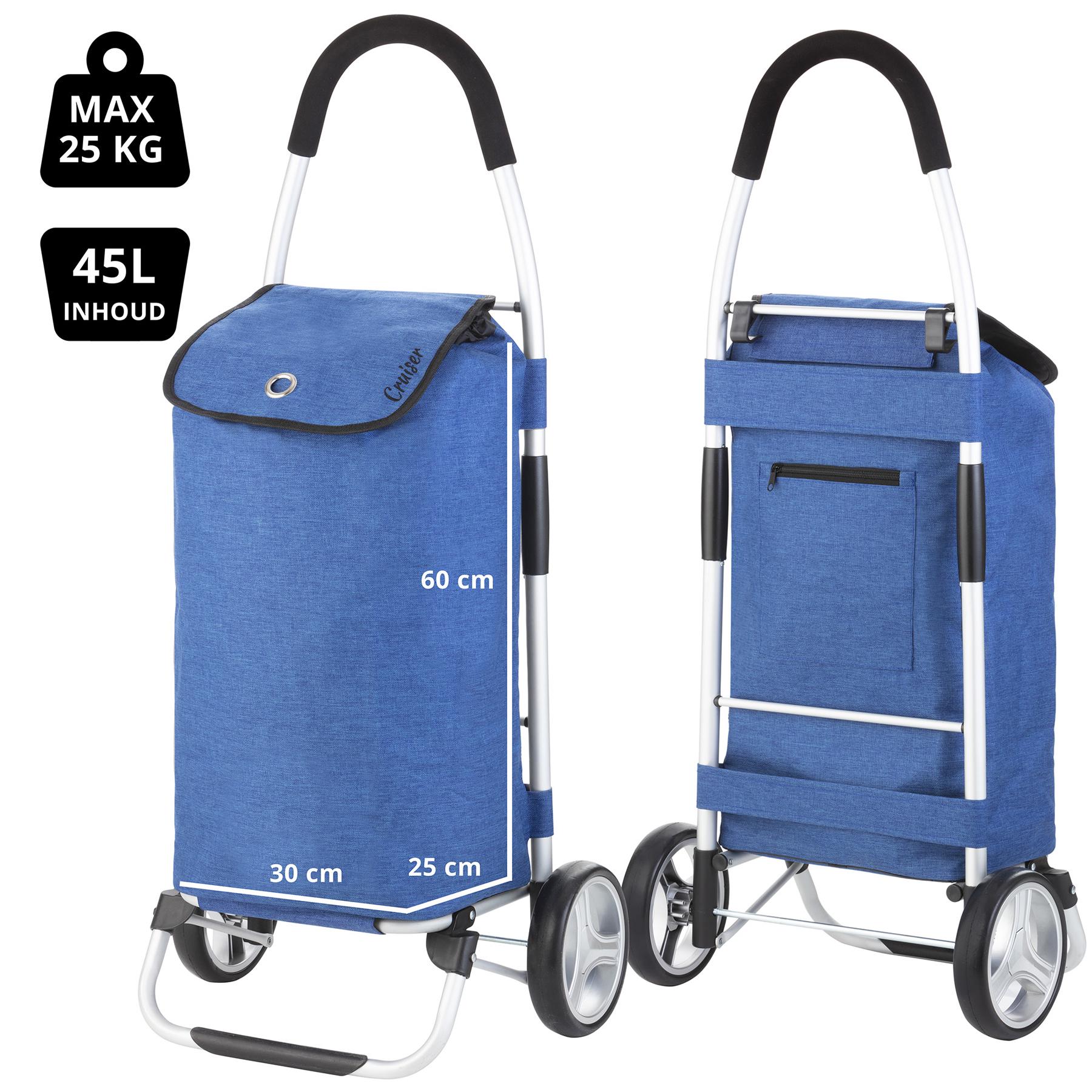 Сумка-тележка ShoppingCruiser Foldable 40 Blue (650061) - фото 3