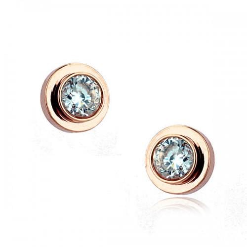 Серьги с кристаллами Сваровски Italina 881142a Белый