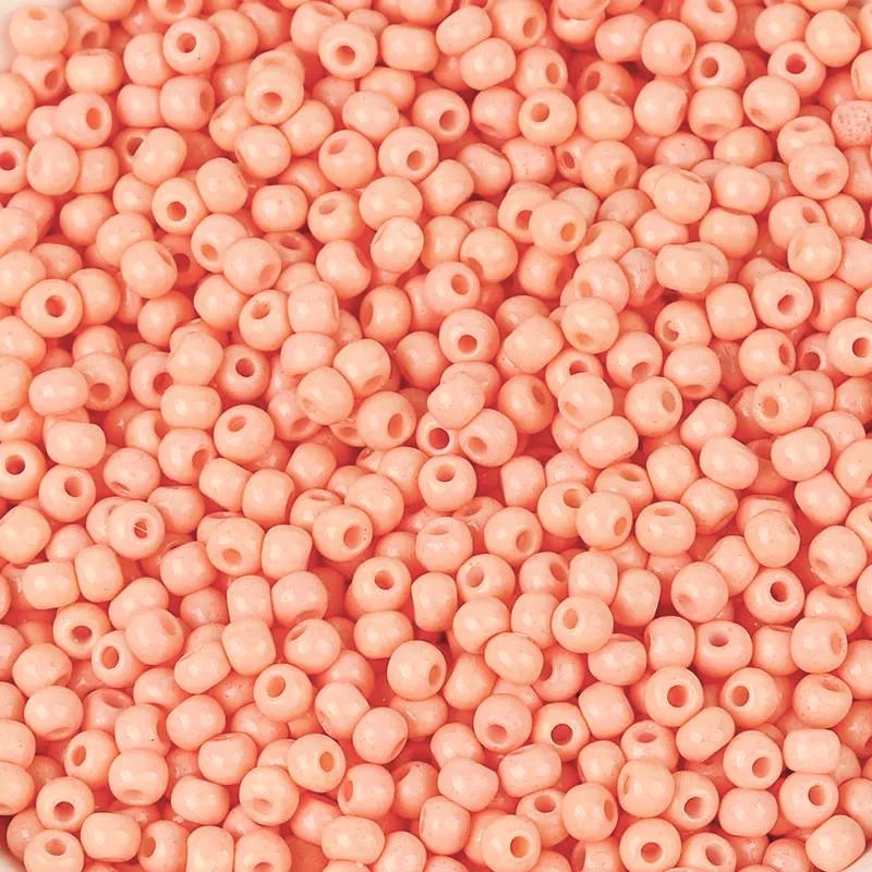 Бисер натуральный 2 мм 50 г Персиково-розовый (БР0002н38)