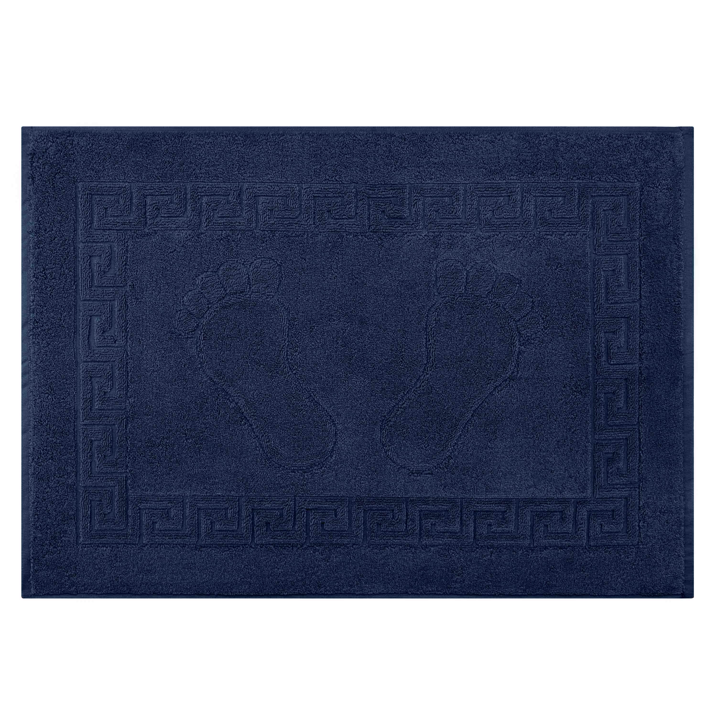 Коврик Ardesto Home махровый для ног 100% хлопок 50х70 см темно-Синий (611169)