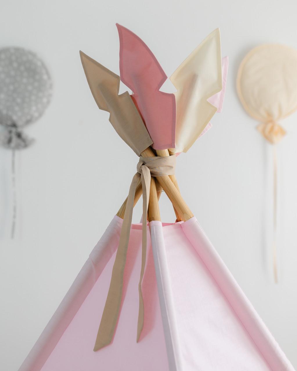 Вігвам для дітей Пухнасті друзі з об'ємним килимком 150 см - фото 8 Вігвам для дітей Пухнасті друзі з об'ємним килимком 150 см - фото 8