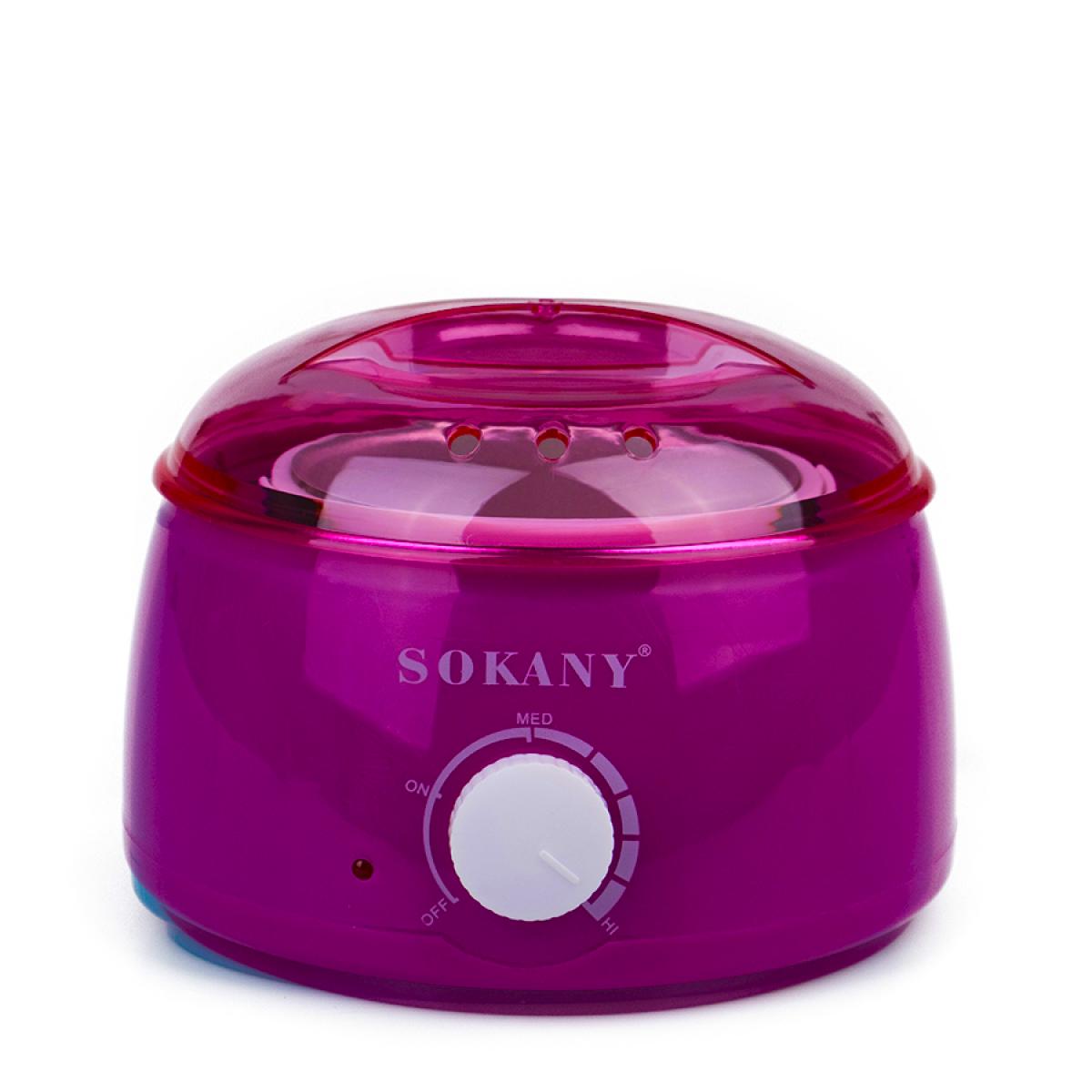 Воскоплав баночный SOKANY SK-117 с терморегулятором 500 мл Пурпурный (SK117V)