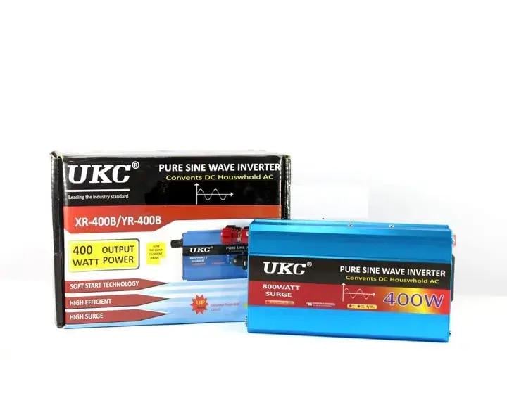 Автомобильный инвертор UKC AC/DC Sine 400W 12-220V Чистая синусоида до 800 Вт (30824490) Автомобильный инвертор UKC AC/DC Sine 400W 12-220V Чистая синусоида до 800 Вт (30824490)