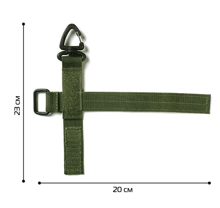 Карабин для рюкзаков/ремней/сумок с системой Molle 20х23 см Хаки - фото 2 Карабин для рюкзаков/ремней/сумок с системой Molle 20х23 см Хаки - фото 2