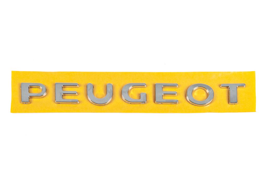 Надпись Peugeot 8666.31 Davs Auto для Peugeot 307 abs-пластик Хром