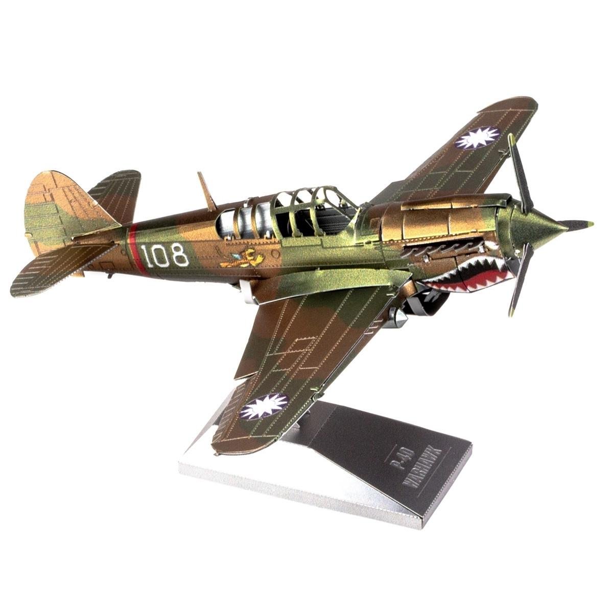 Конструктор металлический Metal Earth P-40 Warhawk MMS213 3D - фото 1