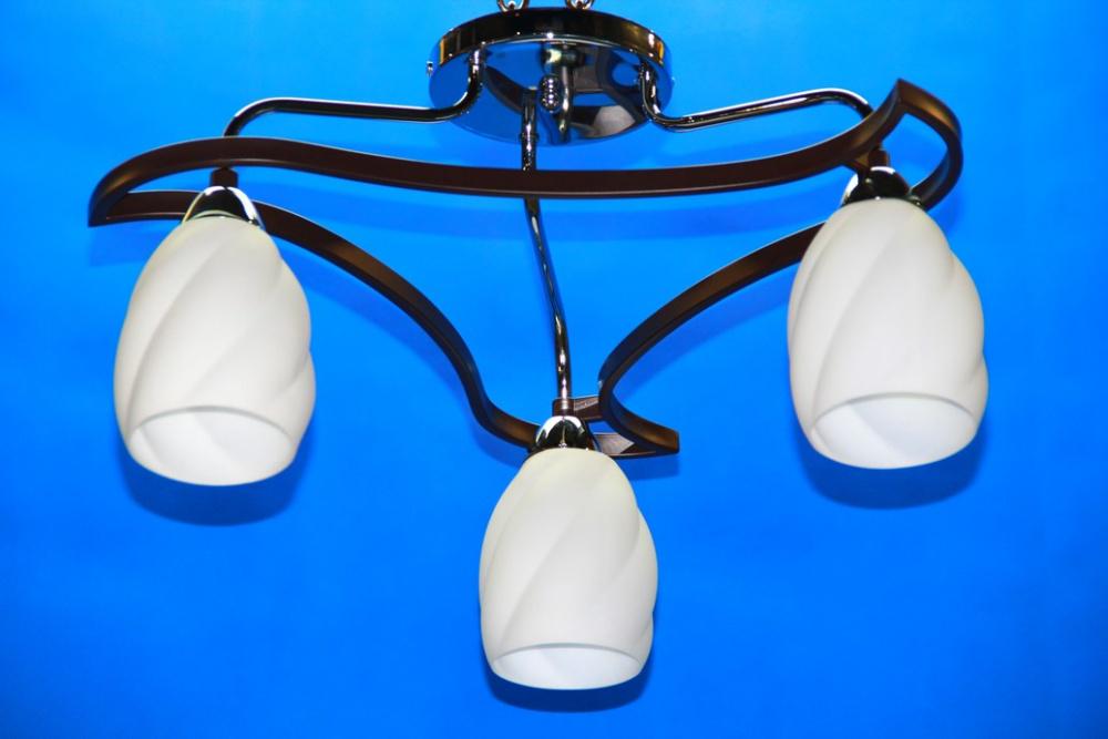 Люстра с плафонами Ray L28011A/3 Хром (IR006066)