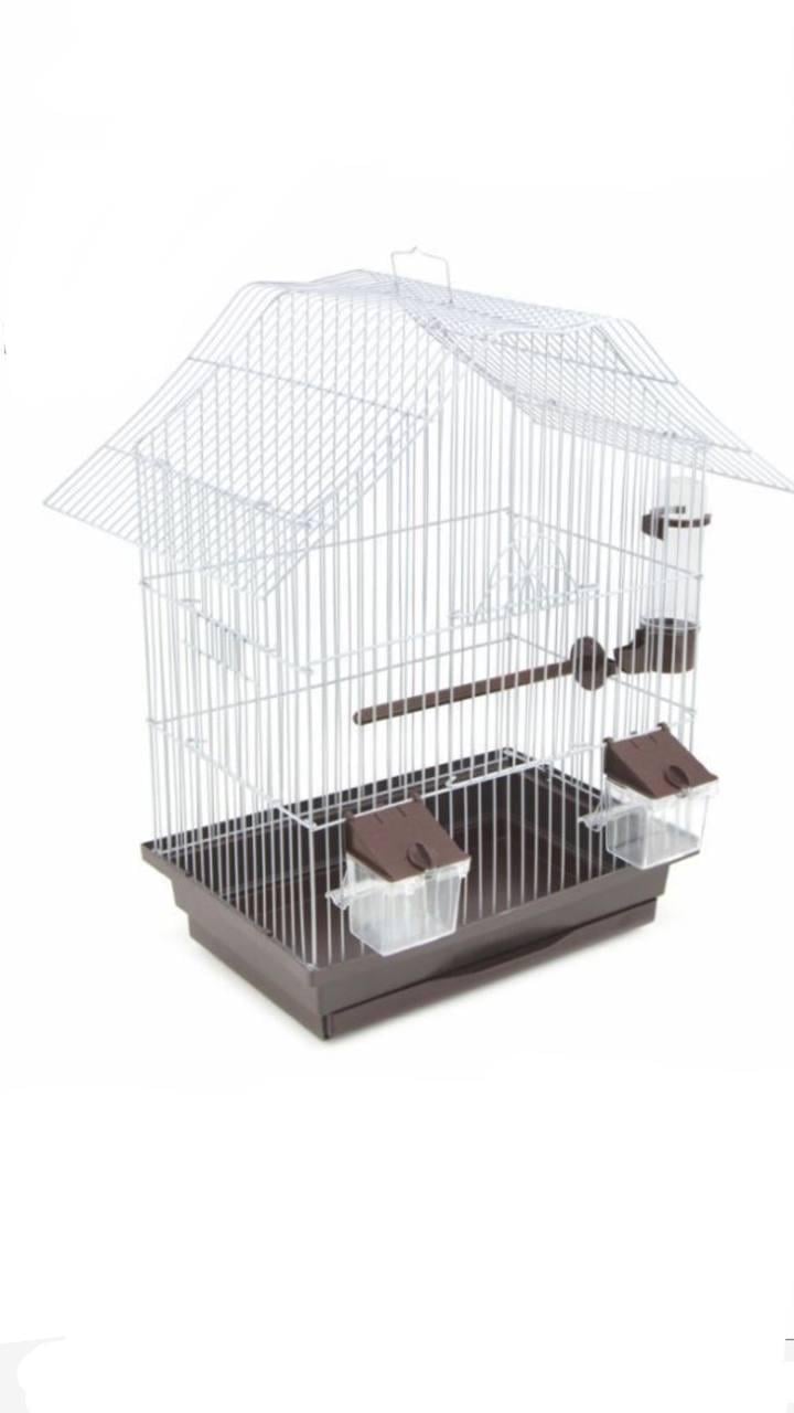 Клетка для птиц Лорі Шанхай 40х33х23 см Коричневый (A-004034)