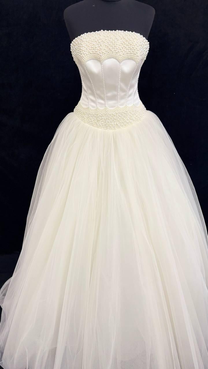 Платье свадебное Жемчужина Кремовый (00039) Платье свадебное Жемчужина Кремовый (00039)