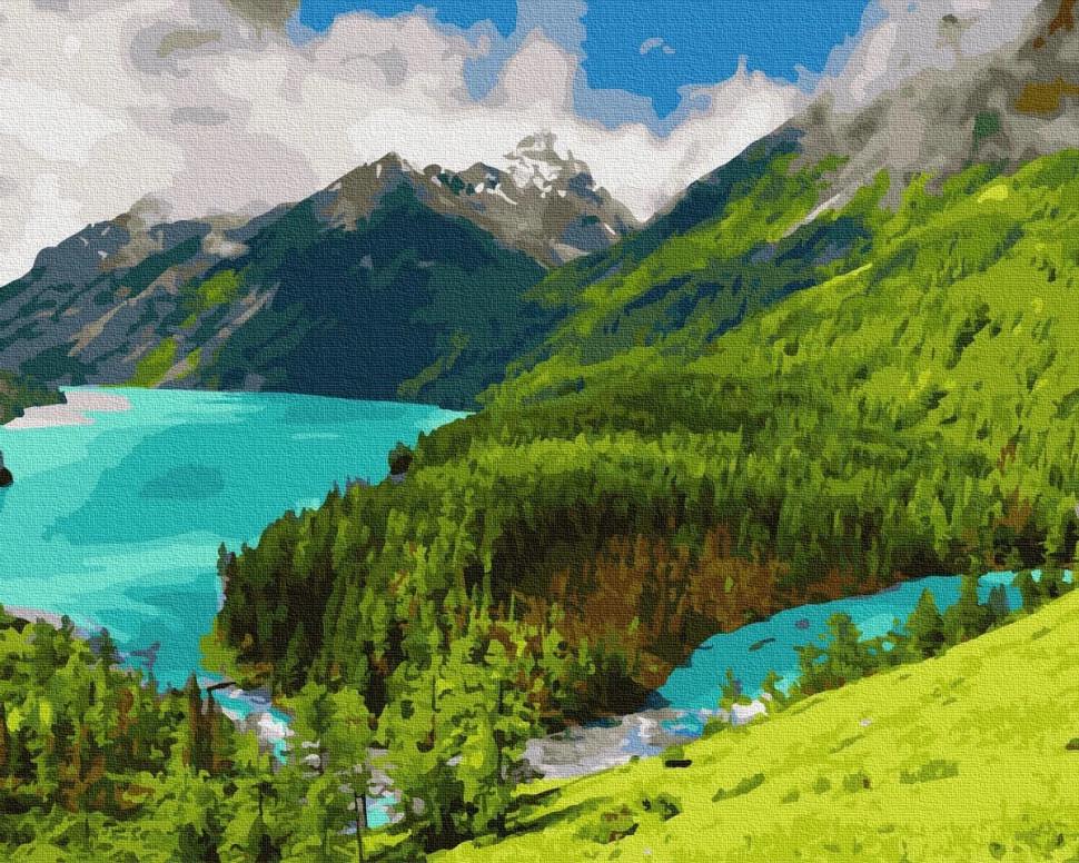 Картина по номерам Rainbow Art Утро в горах (GX36148-RA)