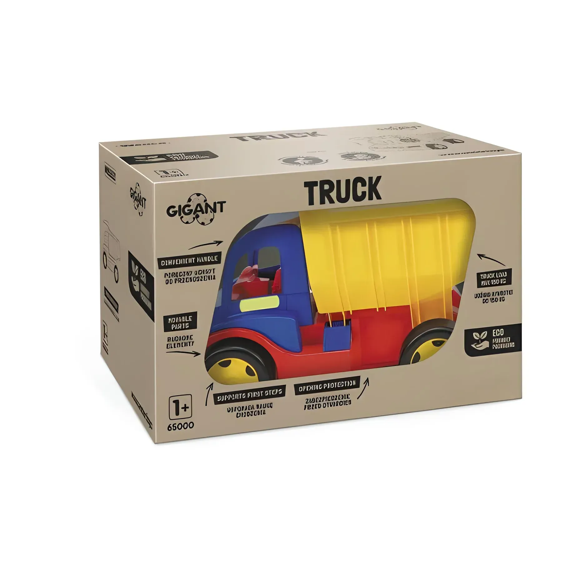 Іграшкова вантажiвка Tigres Гігант з поліпропілену 55 см Різнокольоровий (150-98-65000) - фото 4 Іграшкова вантажiвка Tigres Гігант з поліпропілену 55 см Різнокольоровий (150-98-65000) - фото 4