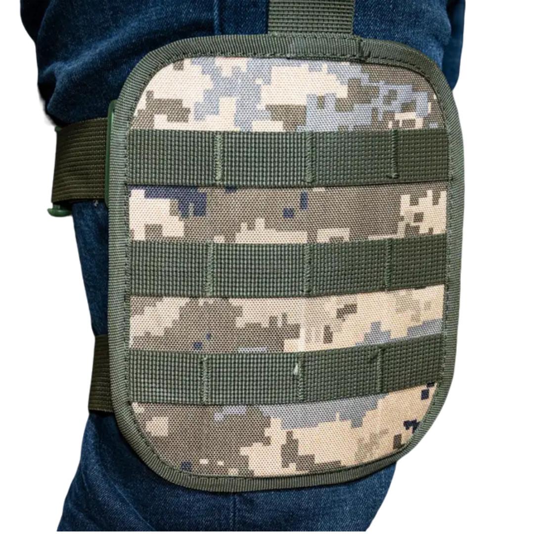 Платформа на стегно для підсумків Kirasa Cordura 1000D Molle 15х20 Pixel (KI284) - фото 4 Платформа на стегно для підсумків Kirasa Cordura 1000D Molle 15х20 Pixel (KI284) - фото 4