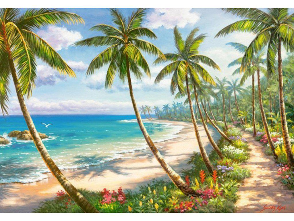 Пазл Райское Побережье 1000 элементов (C-104666-CS)