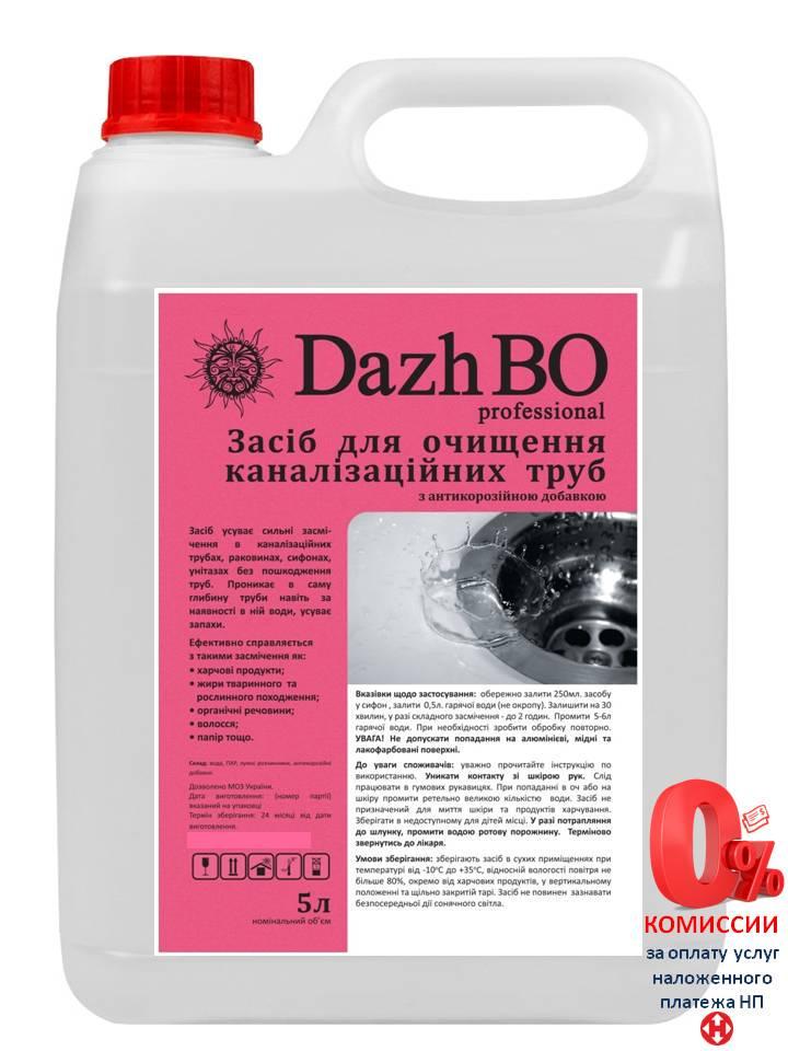 Засіб для прочищення каналізаційних труб DazhBO Professional з антикорозійною добавкою 5 л (40006) - фото 2 Засіб для прочищення каналізаційних труб DazhBO Professional з антикорозійною добавкою 5 л (40006) - фото 2