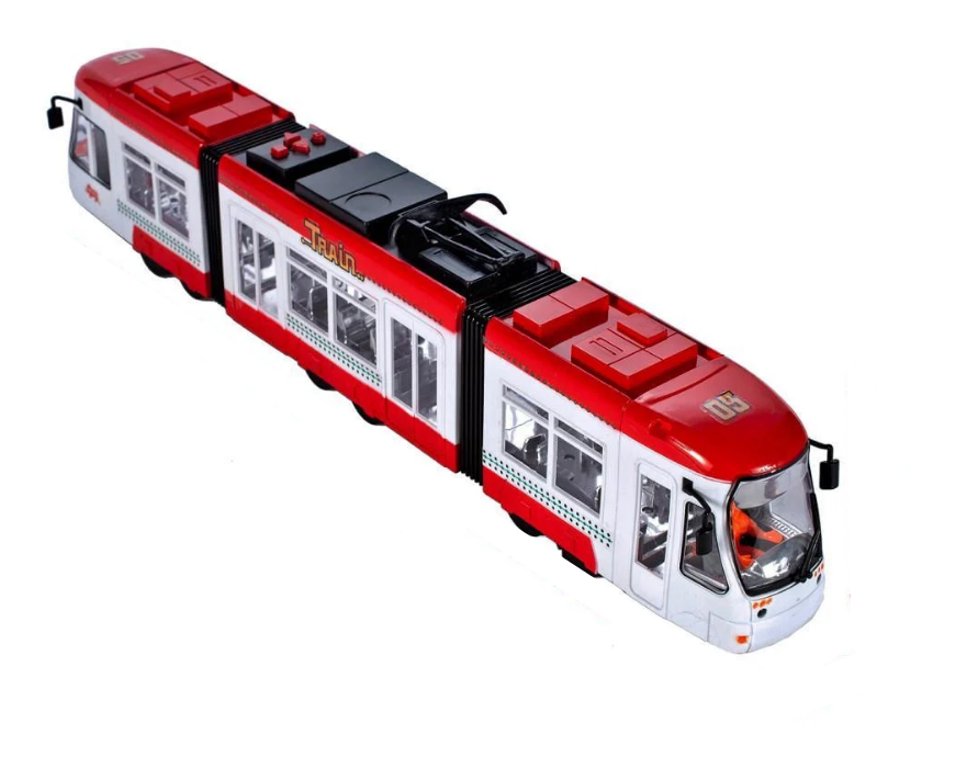 Іграшкова модель Трамвай k1114 48 5x7/5x13 5 Червоний (RLT26470s34877)