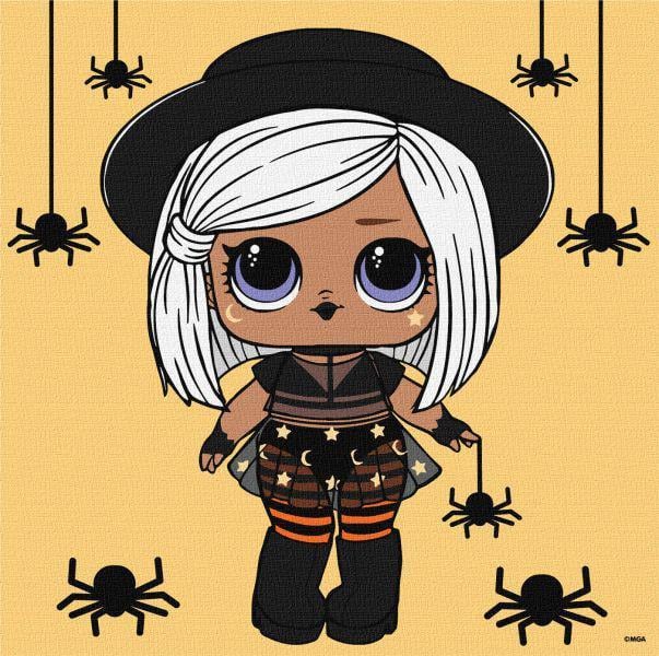 Картина по номерам Ideyka L.O.L. Surprise! Witchay Babay 25x25 см (KHO1333)