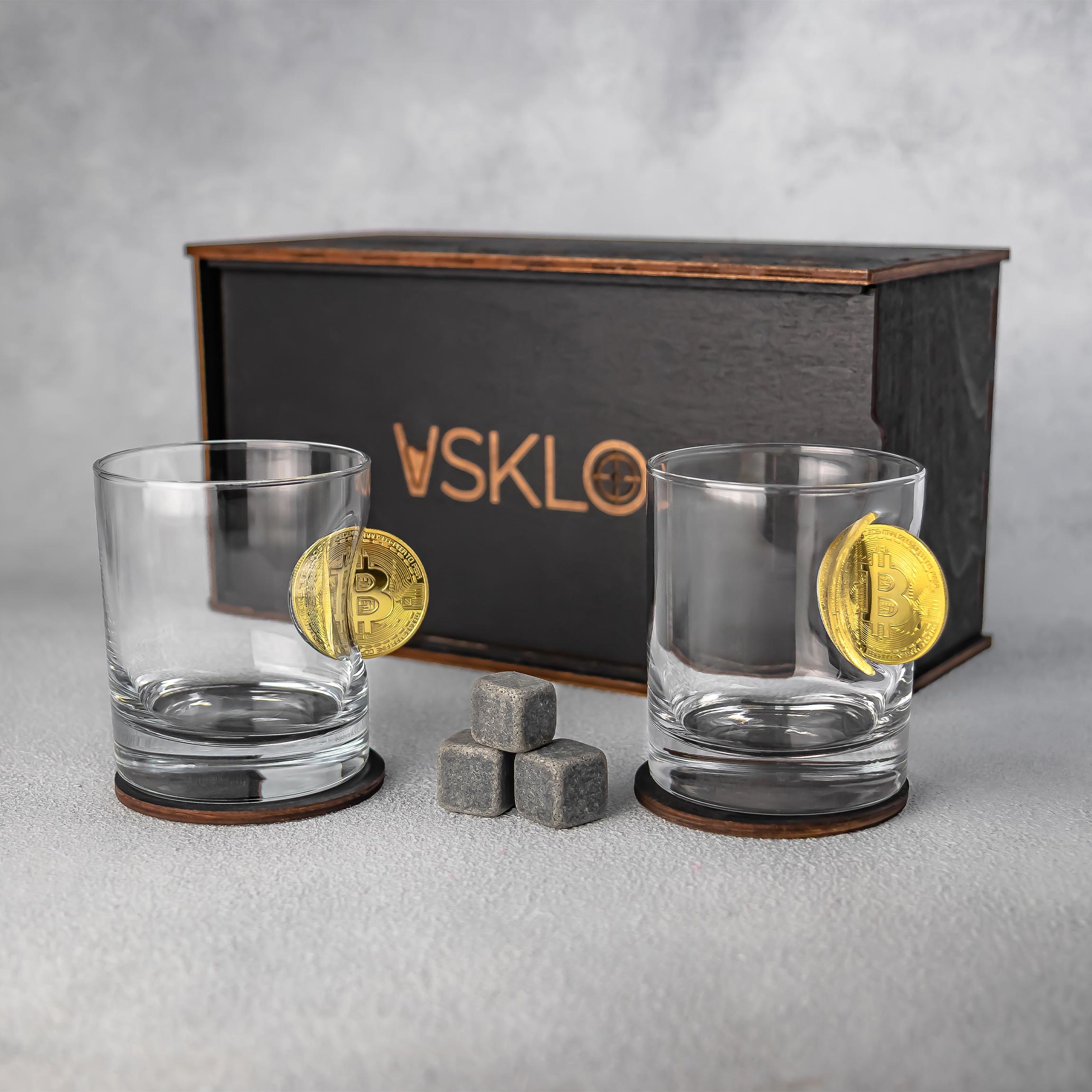 Набор на 2 стакана с биткоинами (24904918) - фото 3 Набор на 2 стакана с биткоинами (24904918) - фото 3
