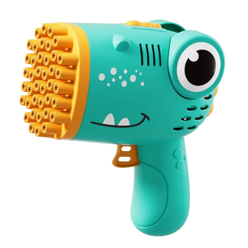 Генератор-пістолет мильних бульбашок Bubble Blaster на батарейках Блакитний (259)