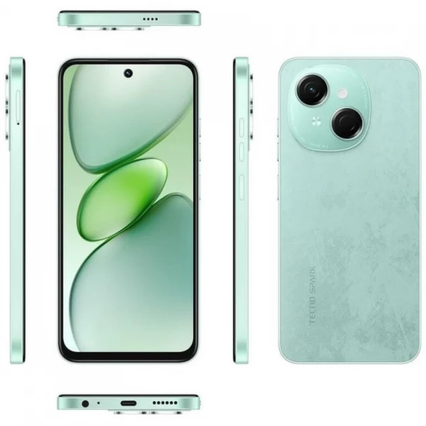 Смартфон Tecno Spark Go 1 KL4 3/128ГБ Magic Skeen Green (4894947050091) - фото 3 Смартфон Tecno Spark Go 1 KL4 3/128ГБ Magic Skeen Green (4894947050091) - фото 3