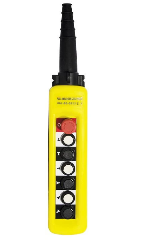 Пост тельферный АСКО-УКРЕМ 6-кнопочный с кнопкой стоп XAL-B3-6913 (A0140050017)