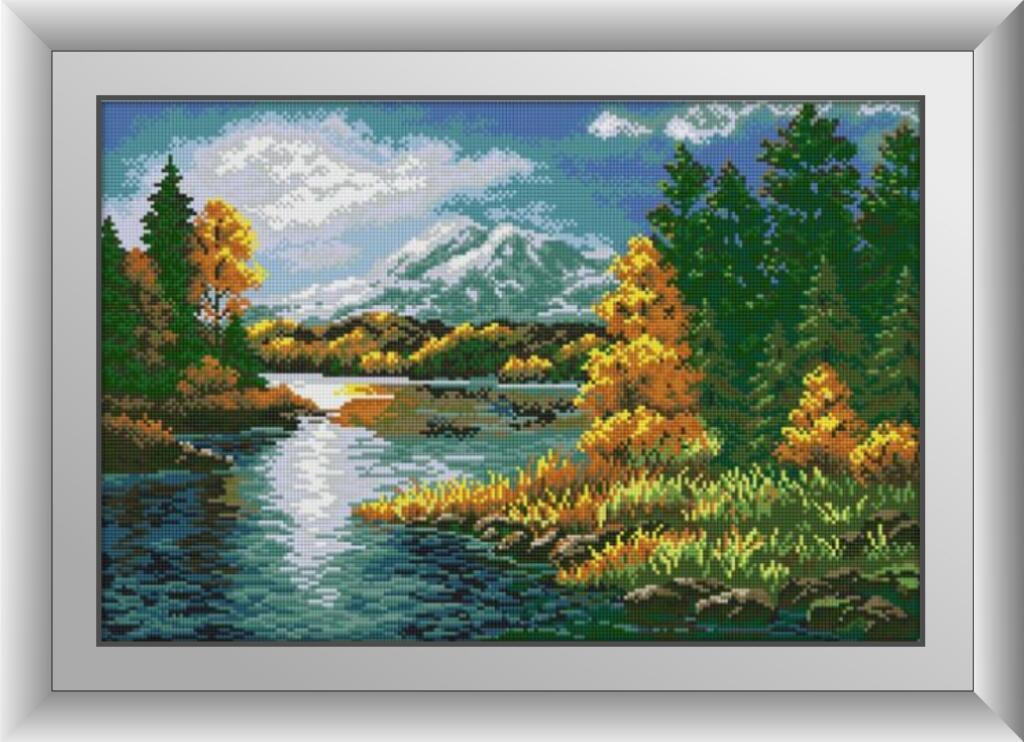 Алмазная мозаика Dream Art Затишье на реке 40x57 см (DA.30463)