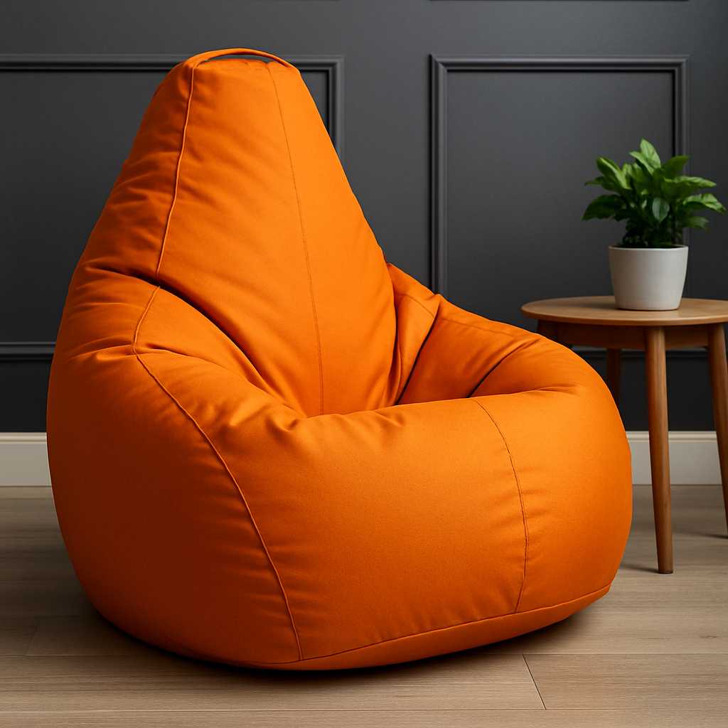 Крісло-мішок без внутрішнього чохла SOFTLAND 110х80 см Помаранчевий (KM_039) - фото 1