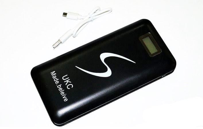 Портативное зарядное устройство PB 9600 mAh LCD 2хUSB Черный (23889e8b)