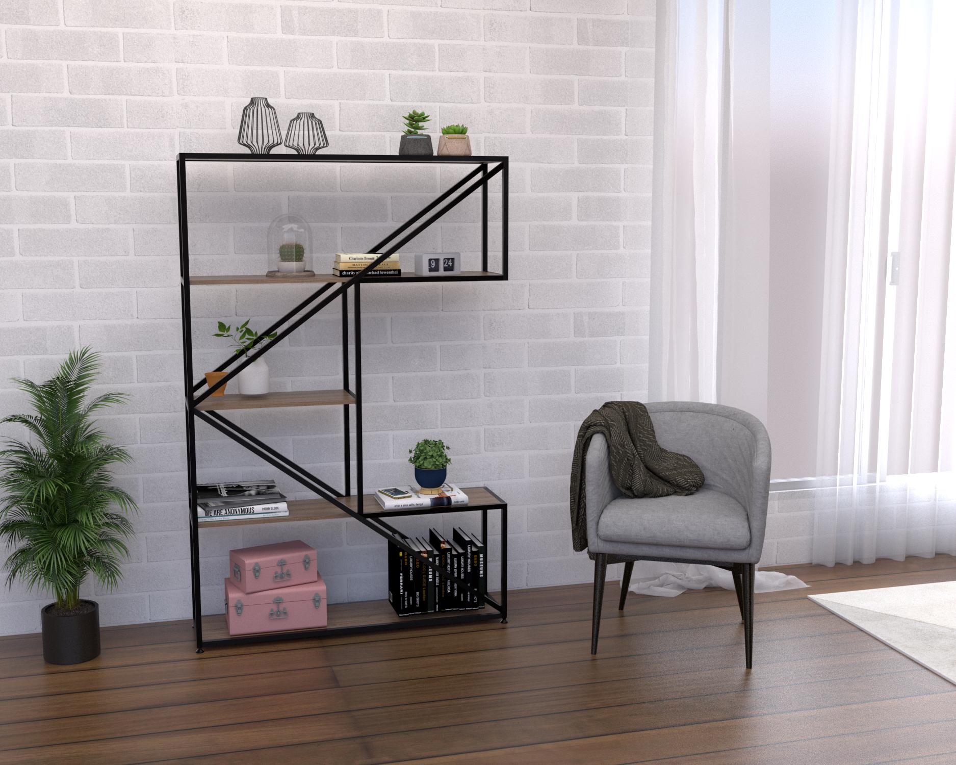 Стеллаж EcoLoft Виадо DSP-1324-4 в стиле лофт Монтеверде (31270249) Стеллаж EcoLoft Виадо DSP-1324-4 в стиле лофт Монтеверде (31270249)