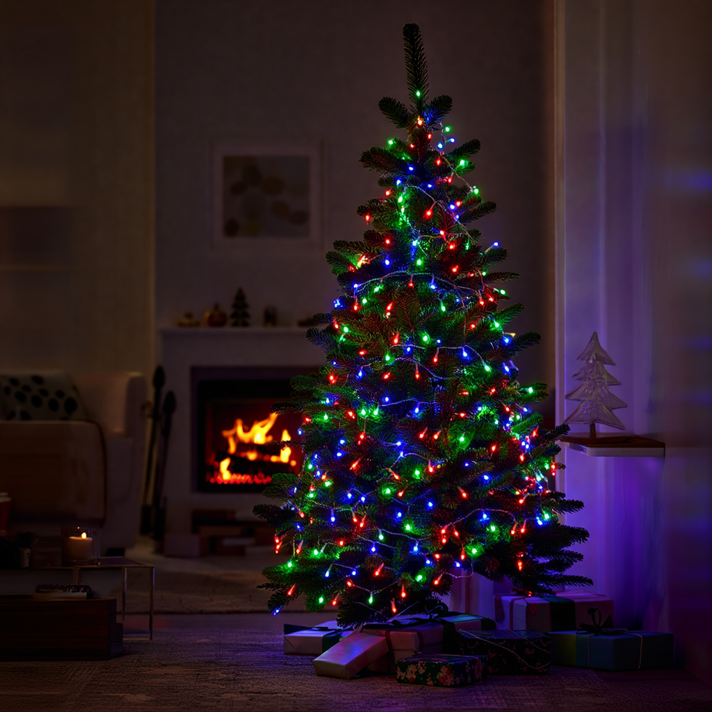 Гірлянда вулична Нитка CF300L30MWML 30 м 300 LED Білий/Мультиколор (29912731) - фото 7 Гірлянда вулична Нитка CF300L30MWML 30 м 300 LED Білий/Мультиколор (29912731) - фото 7