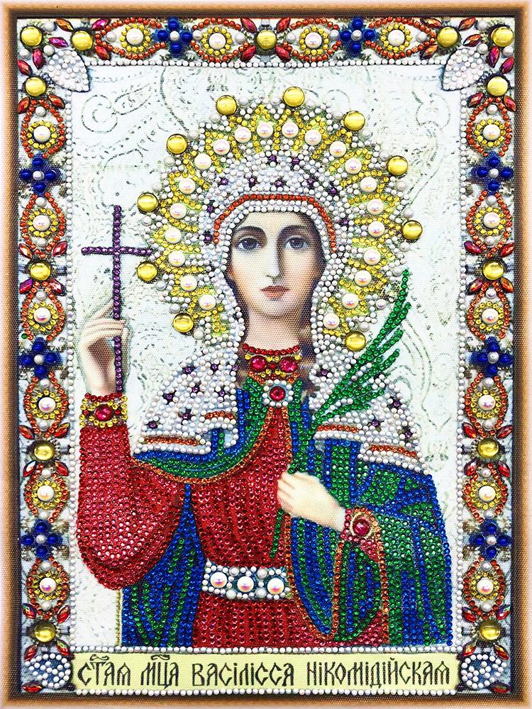 Алмазная Мозаика Emerald Craft Икона Василисса Никомидийская 30x40 см (23924)