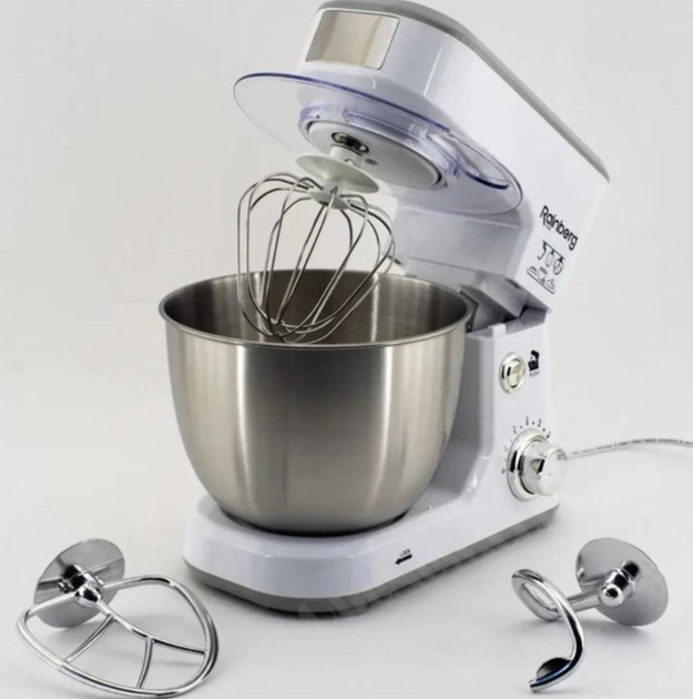 Планшетный тестомис Rainberg RB 8082 с чашей Белый (GR-04443)