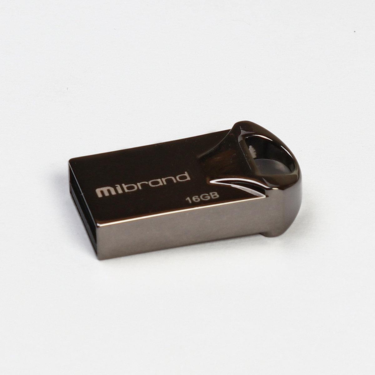 Флеш-накопичувач Mibrand USB 2.0 Hawk 16 Gb Black - фото 1