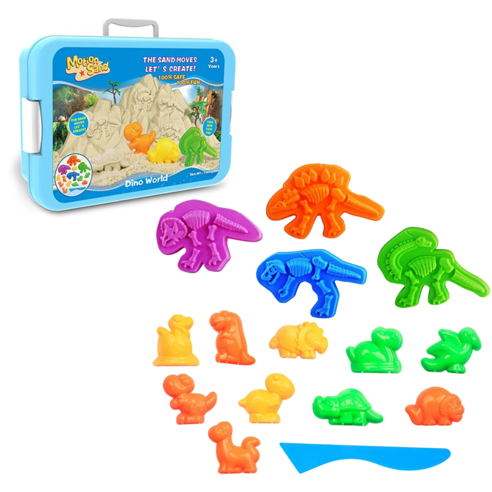 Кинетический песок для детей Мир динозавров масса для лепки с формами (MS-30) Кинетический песок для детей Мир динозавров масса для лепки с формами (MS-30)