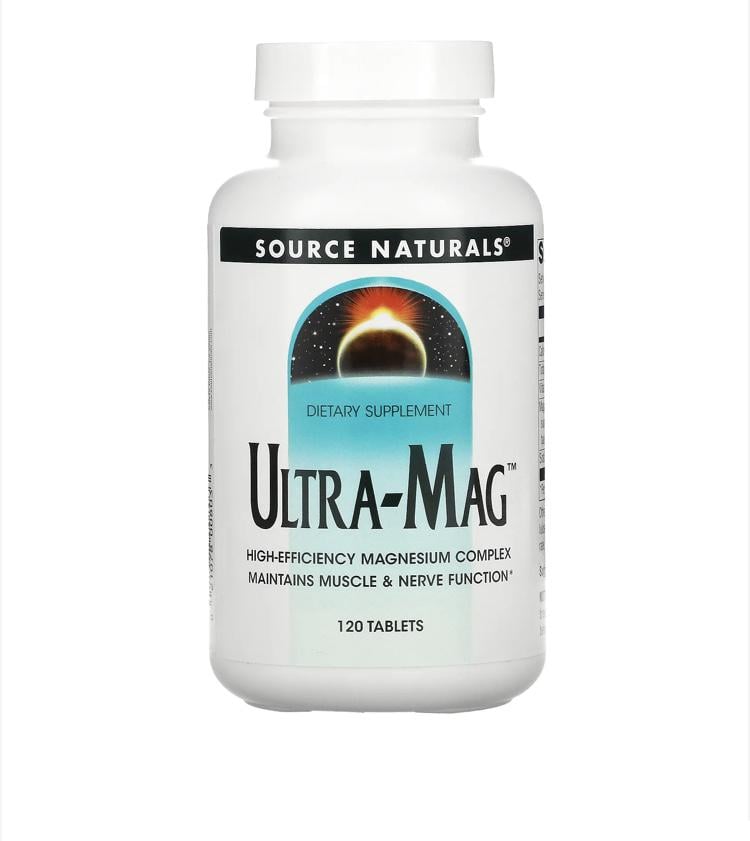 Вітаміни Source Naturals Ultra-Mag із магнієм 120 таблеток (SNS-00803)