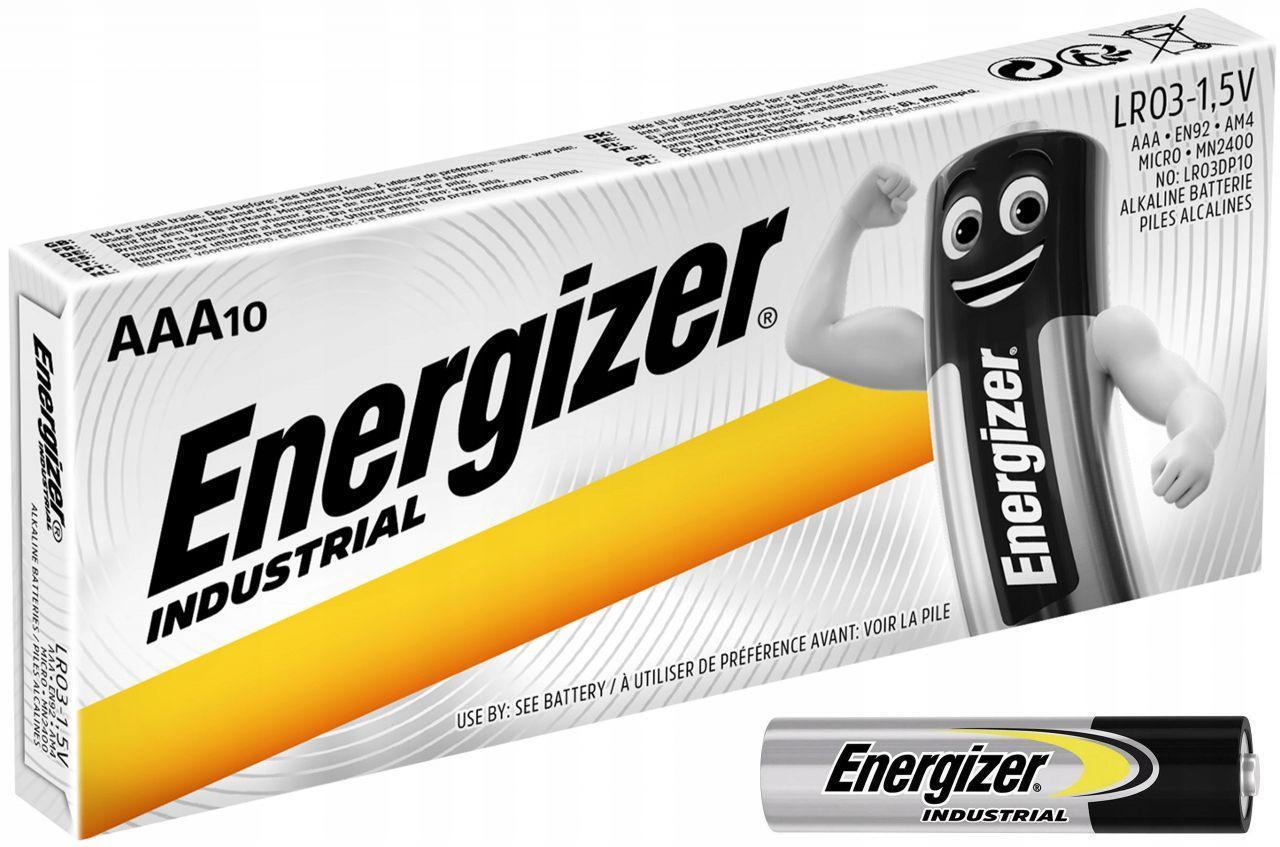 Батарейка Energizer AAA/LR03 Alkaline Industrial 10 шт. (1424534487)