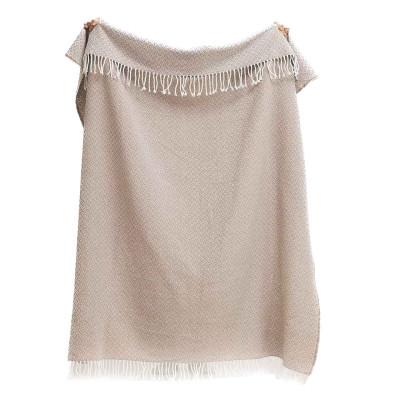 Плед карат 140x200 см Бежевый - фото 2 Плед карат 140x200 см Бежевый - фото 2