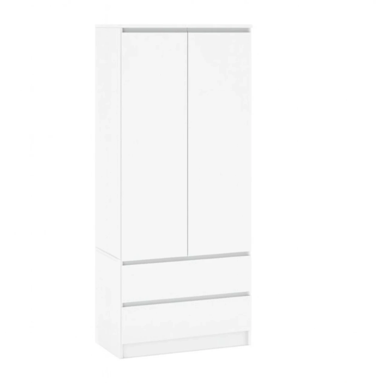 Шафа Мебель-Сервіс Bruklin 2Д2Ш 90,5х50,5х179,6 см Білий (28546987) - фото 1