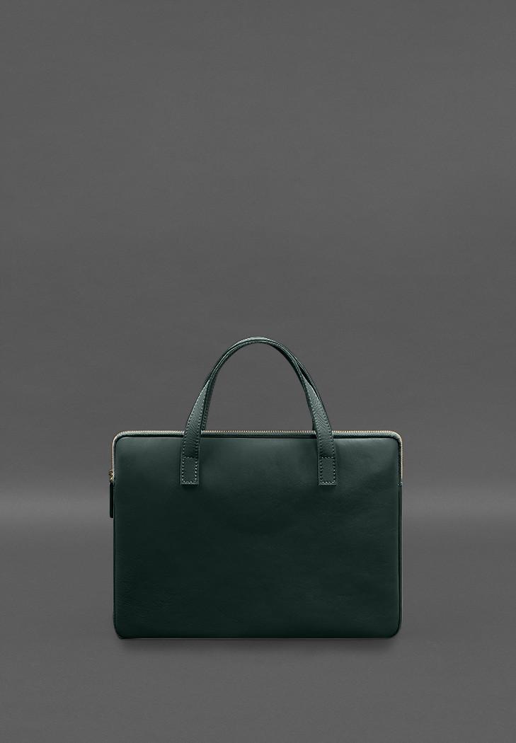 Чехол кожаный с ручками для ноутбука 13" Зеленый (A-028252) - фото 5 Чехол кожаный с ручками для ноутбука 13" Зеленый (A-028252) - фото 5
