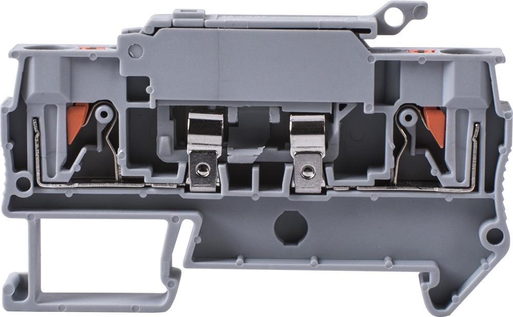 Клемма пружинная наборная E.NEXT e.tc.din.spring.4.HESI под предохранитель 5x20 6,3А 4 мм2 х 67,8х8,2х42,8 мм Серый (s070007) - фото 3 Клемма пружинная наборная E.NEXT e.tc.din.spring.4.HESI под предохранитель 5x20 6,3А 4 мм2 х 67,8х8,2х42,8 мм Серый (s070007) - фото 3