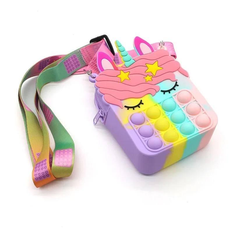 Сумочка-кросс-боди детская UNICORN Pop It Разноцветный (86910109)