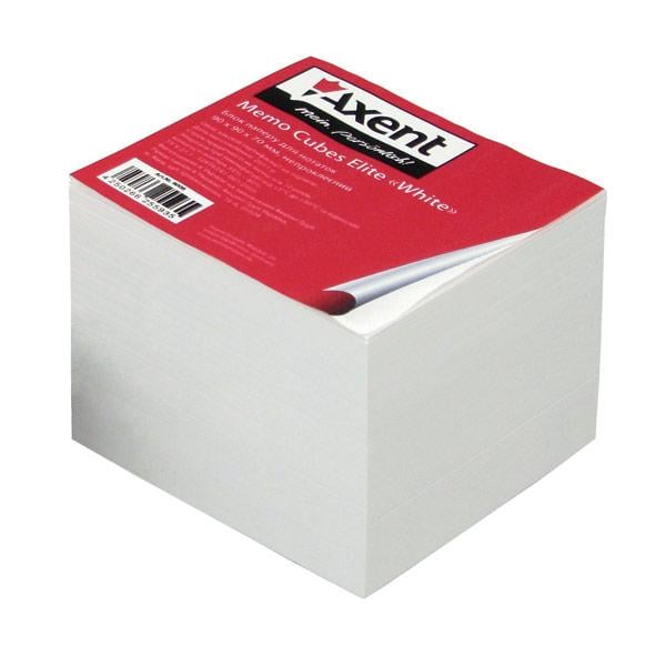 Папір для нотаток Axent Elite White непроклеєний 90х90 мм 740 аркушів Білий (8008-A) Папір для нотаток Axent Elite White непроклеєний 90х90 мм 740 аркушів Білий (8008-A)