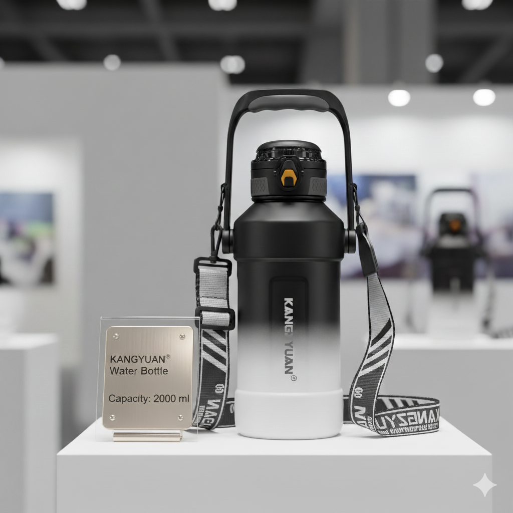 Термос из нержавеющей стали KANGZYUAN с двойной стенкой вакуумный 2000 мл градиент Черный (2458474288) - фото 6 Термос из нержавеющей стали KANGZYUAN с двойной стенкой вакуумный 2000 мл градиент Черный (2458474288) - фото 6