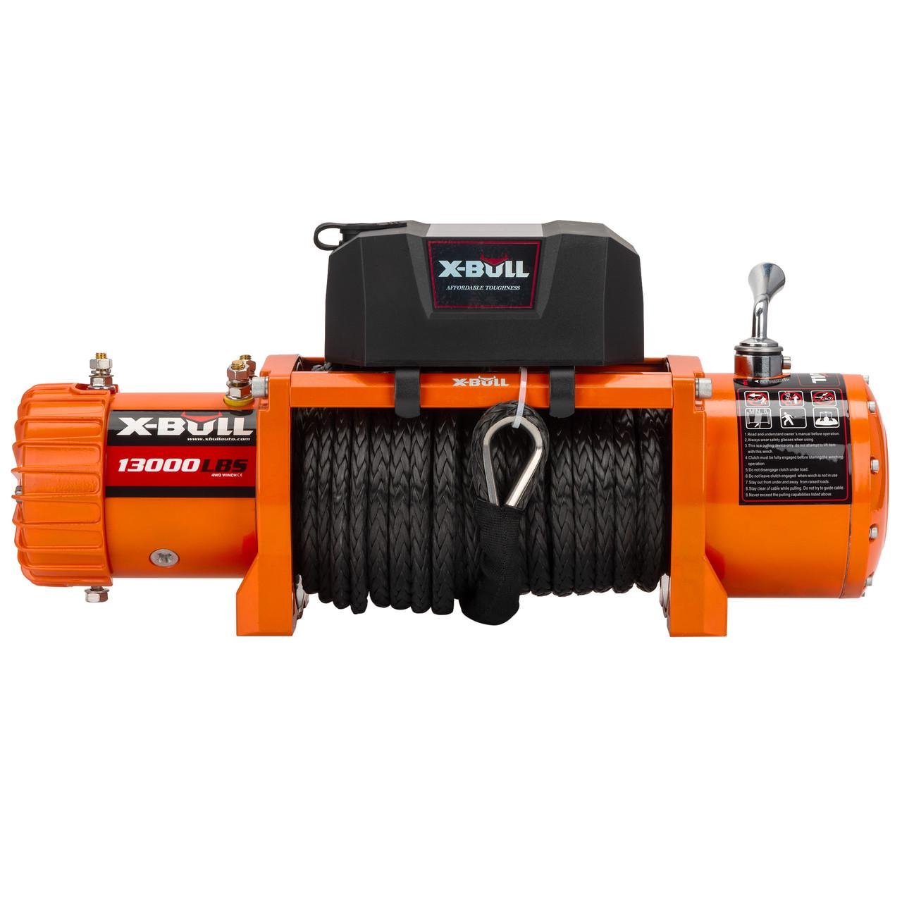 Лебідка автомобільна електрична X-Bull з синтетичною мотузкою