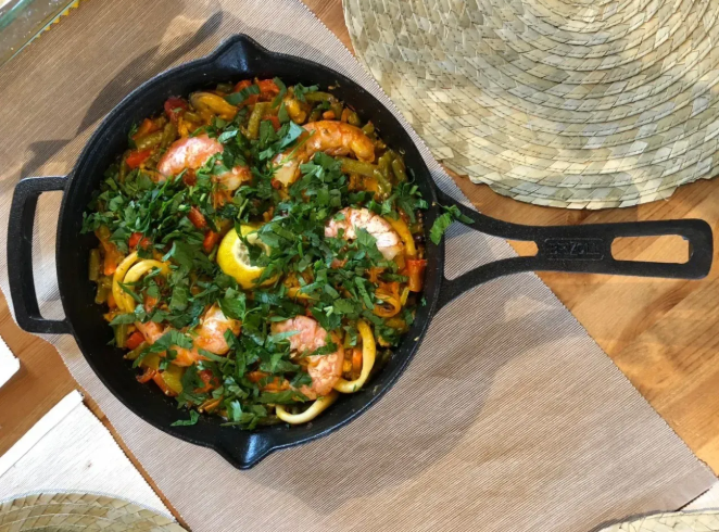 Сковорода-жаровня чавунна Brizoll monolith з литою ручкою 260х60 мм (M2660P) - фото 11 Сковорода-жаровня чавунна Brizoll monolith з литою ручкою 260х60 мм (M2660P) - фото 11